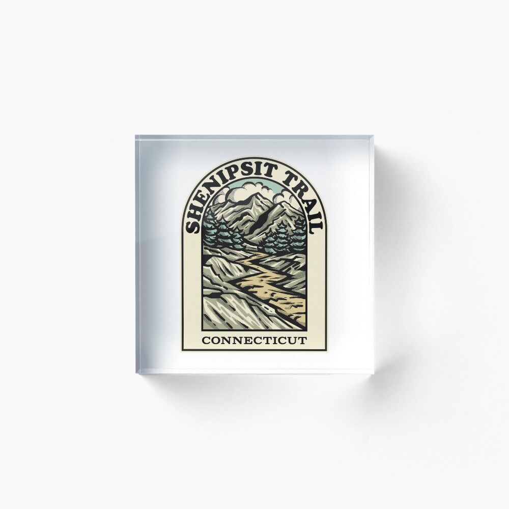 Vista previa del artículo con la obra «Bloque acrílico», diseñado y vendido por HalpinDesign.