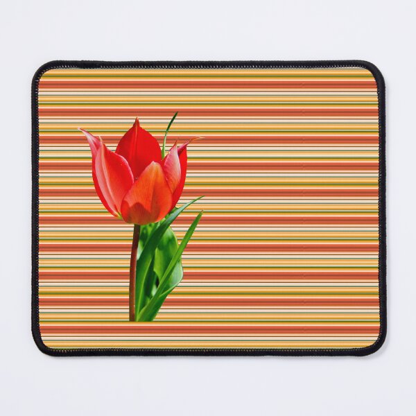 Item preview, tulip on a striped background designed and sold by Art By M.