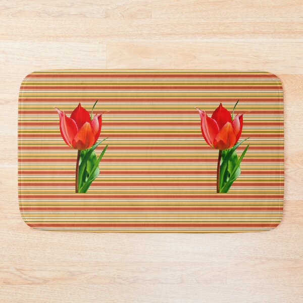 Item preview, tulip on a striped background designed and sold by Art By M.