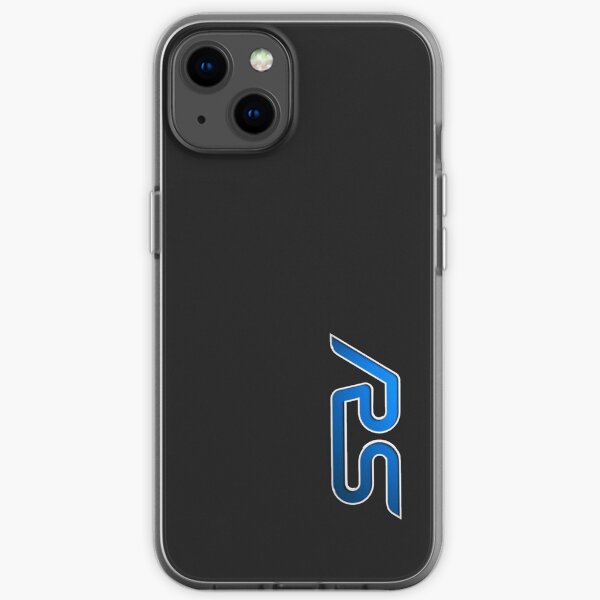 Schwarz und Blau RS Badge Cover iPhone Flexible Hülle