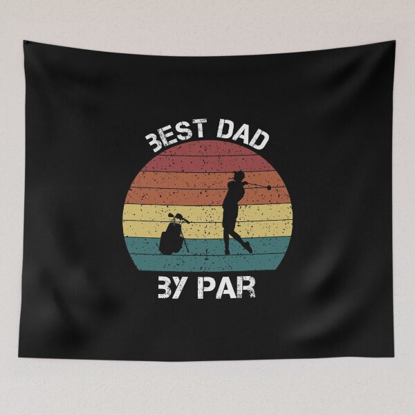 Item preview, Best Dad by par retro sunset golfing dad shirt  designed and sold by cizito.