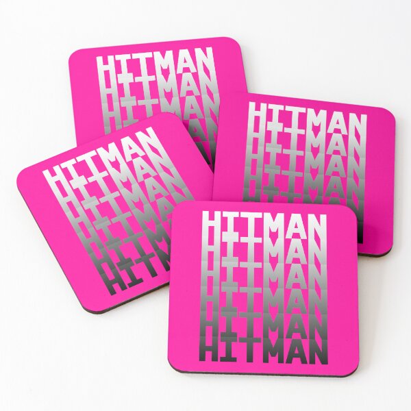 Item preview, HITMAN - WHITE to BLACK (PINK BG) designed and sold by MaidenofIron157.