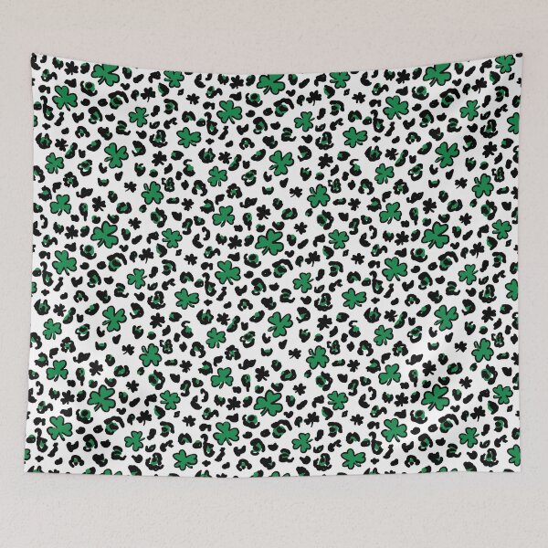 Artikelvorschau, Leopardenmuster zum Thema St. Patrick's Day entworfen und verkauft von mrhighsky.