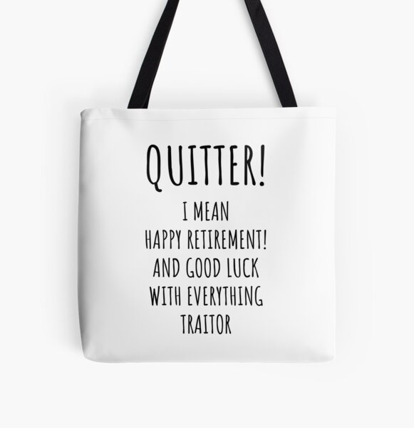 Funny Retirement Tote Bags for Sale | Redbubble