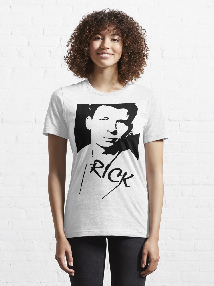 rick astley tour t shirt