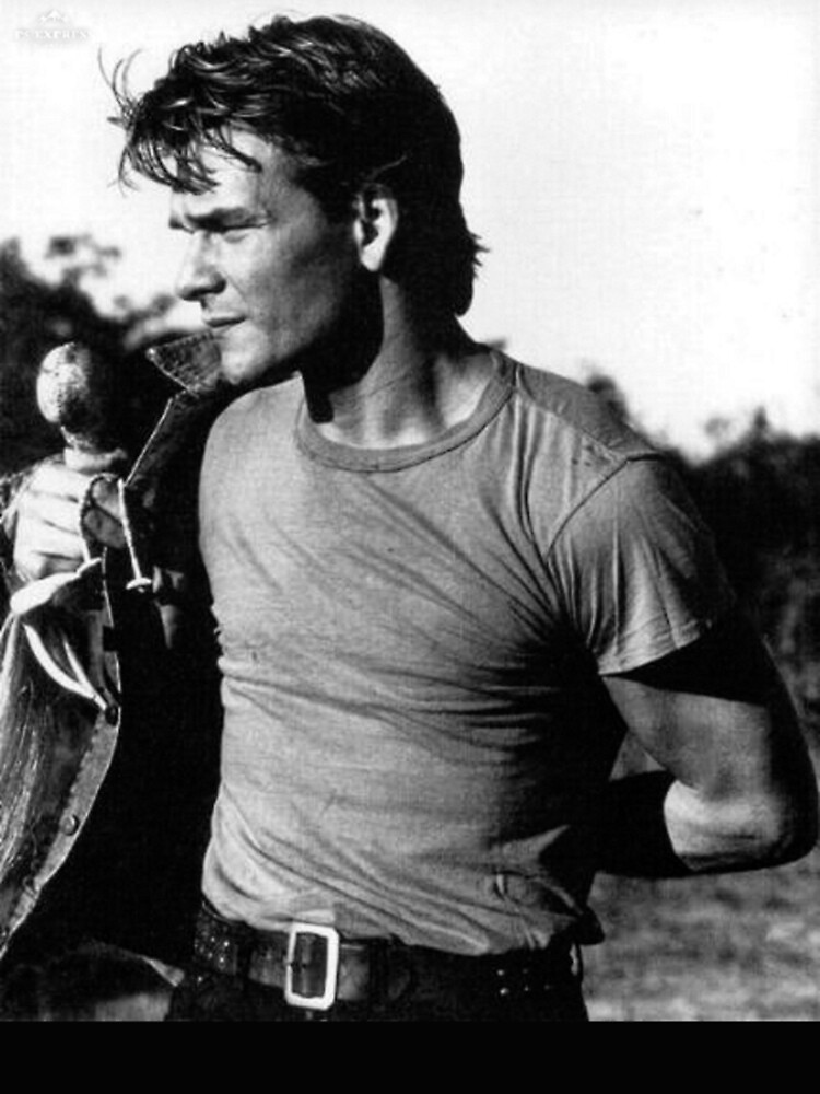 Patrick swayze black hot sale shirt