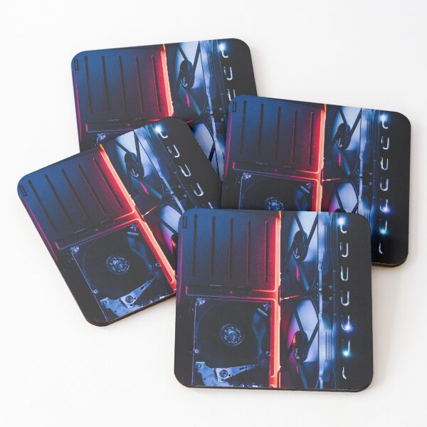 Item preview, Gaming pc hard drive case fans RGB designed and sold by randomsorcery.