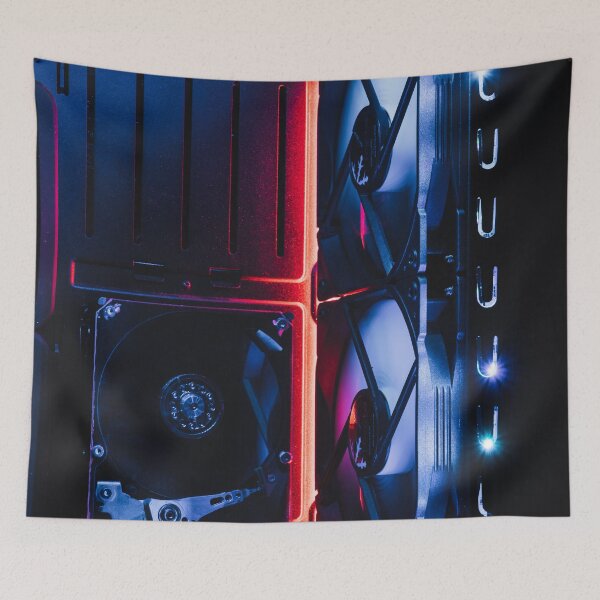 Item preview, Gaming pc hard drive case fans RGB designed and sold by randomsorcery.