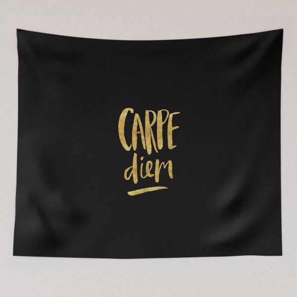 Item preview, Carpe Diem (Black & Gold) designed and sold by republicmarket.