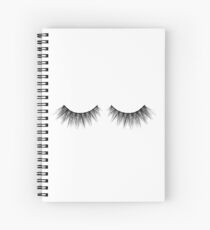 Eyelashes Spiral Notebook