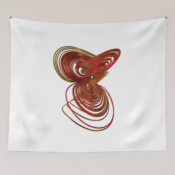 Item preview,  Chaos Theory, Butterfly Effect - 3D Four Wing Chaotic Attractor #1 designed and sold by thinkeccel.