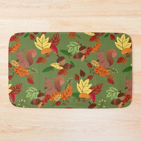 Item preview, Leaves and Squirrels designed and sold by HikaryChan.