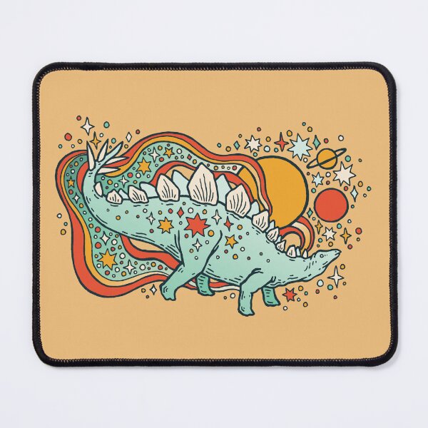 Item preview, Star Stego | Cosmic Dinosaur Art | Retro Reptile Palette designed and sold by OMEGAFAUNA.