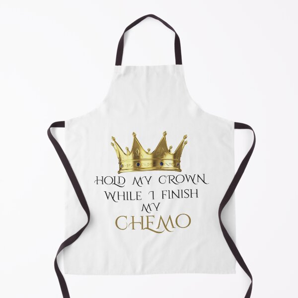 Item preview, hold my crown while i finish my chemo classic quote tshirt for brave cancer patients gift for your awesome friend or relative who survived cancer designed and sold by GhostAmine.