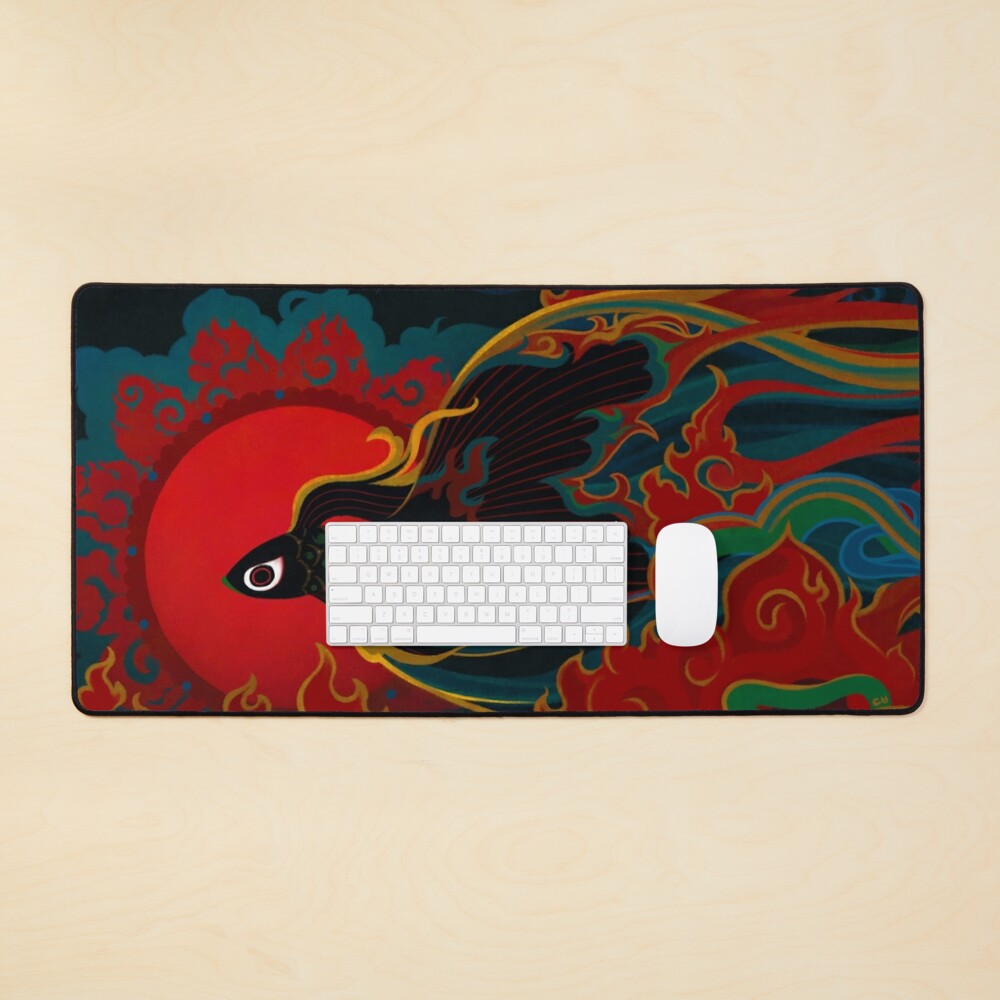 Fire fish Mouse Pad