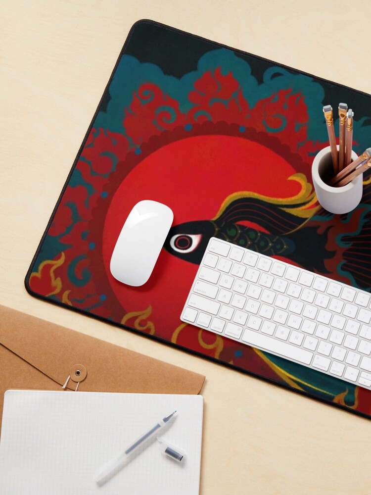 Alternate view of Fire fish Mouse Pad