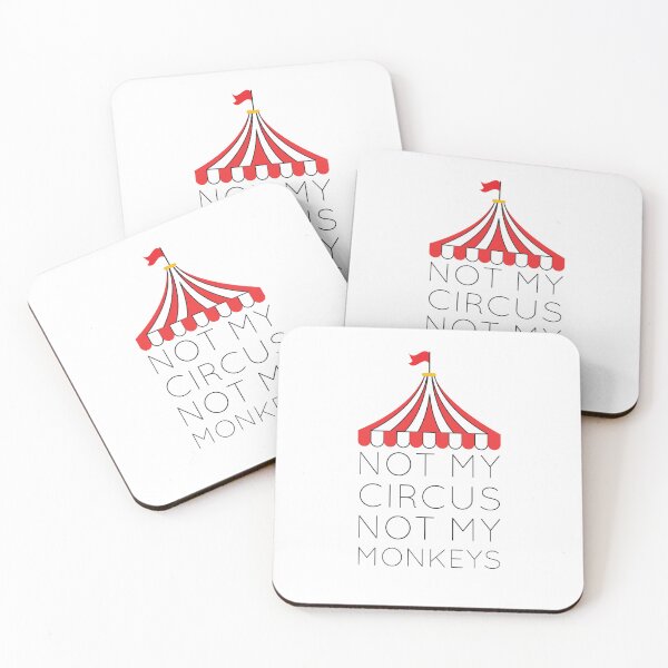 Item preview, Not My Circus Not My Monkeys  designed and sold by Katherine Winner.