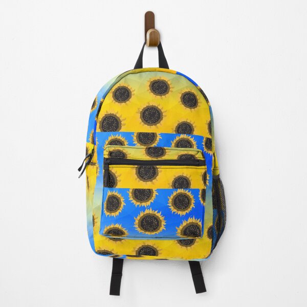 Item preview, Ukraine yellow blue geometric mesh Sunflowers pattern 2 designed and sold by PLdesign.