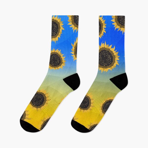 Item preview, Ukraine yellow blue geometric mesh Sunflowers pattern 2 designed and sold by PLdesign.