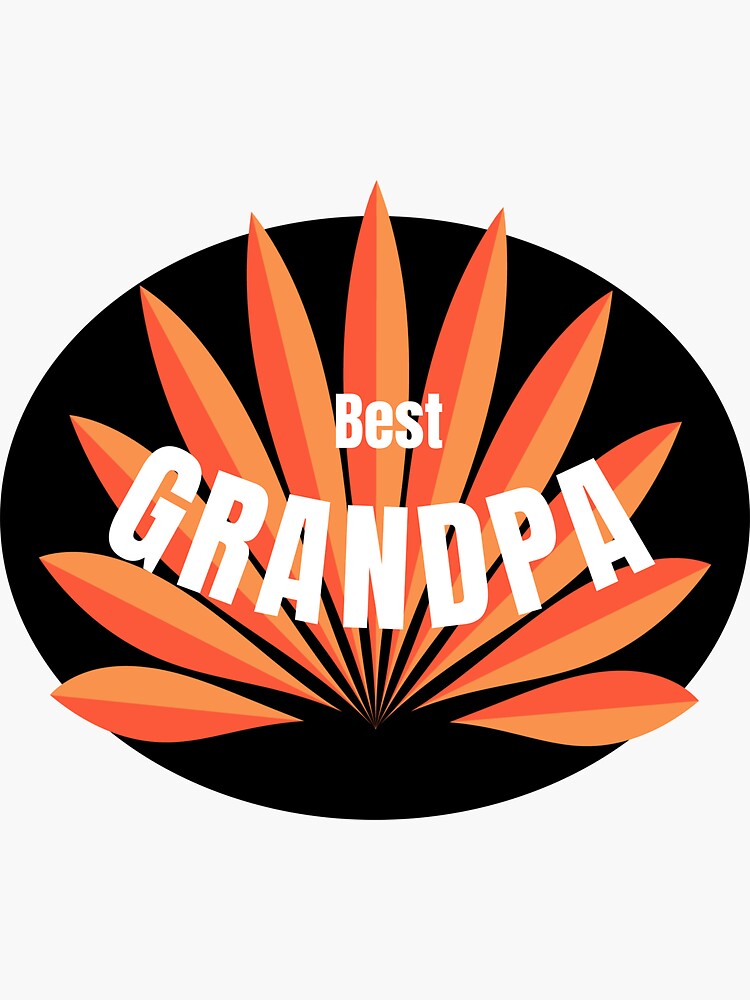 Best Grandpa Sticker For Sale By Chienhuang Redbubble