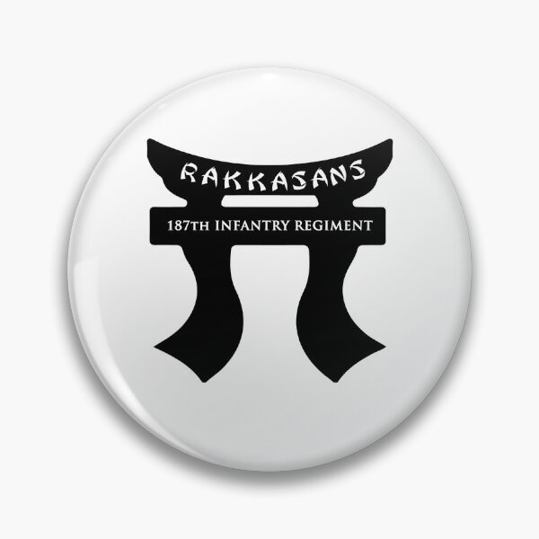 Item preview, 187th Infantry Regiment Rakkasans Skull Veteran designed and sold by RedFoxbyMasha.