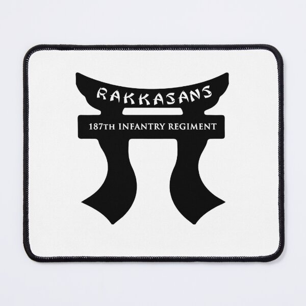 Item preview, 187th Infantry Regiment Rakkasans Skull Veteran designed and sold by RedFoxbyMasha.