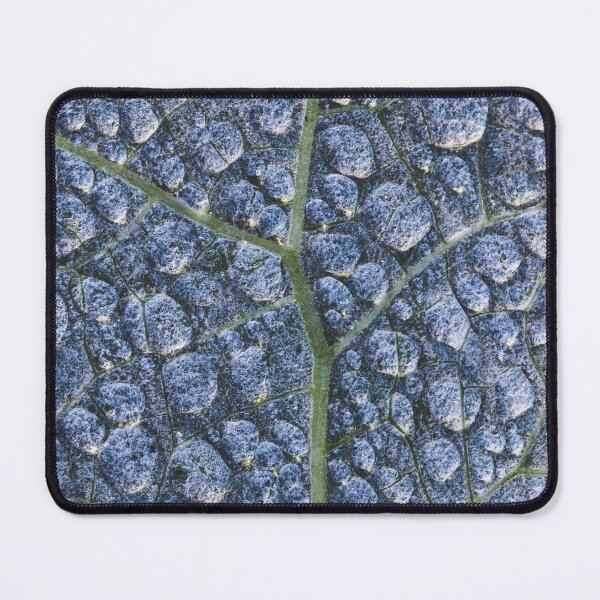 Item preview, Cool water drops dew texture leaf blue gray green abstract designed and sold by PLdesign.