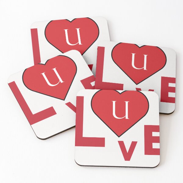 Item preview, Love U Red Heart Graphic Design designed and sold by Openspace2020.