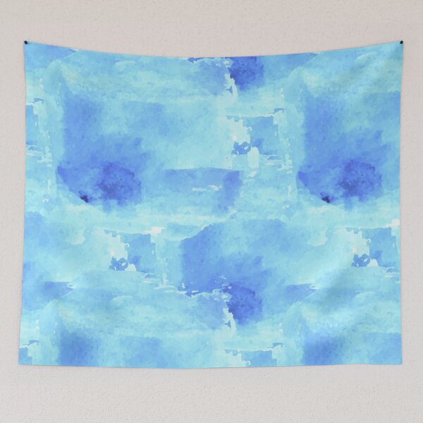 Item preview, Blue Watercolor designed and sold by HikaryChan.