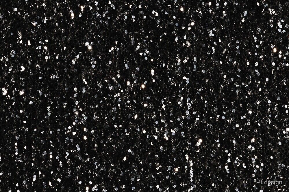 Black And White Shiny Faux Glitter Sparkles By Pldesign Redbubble