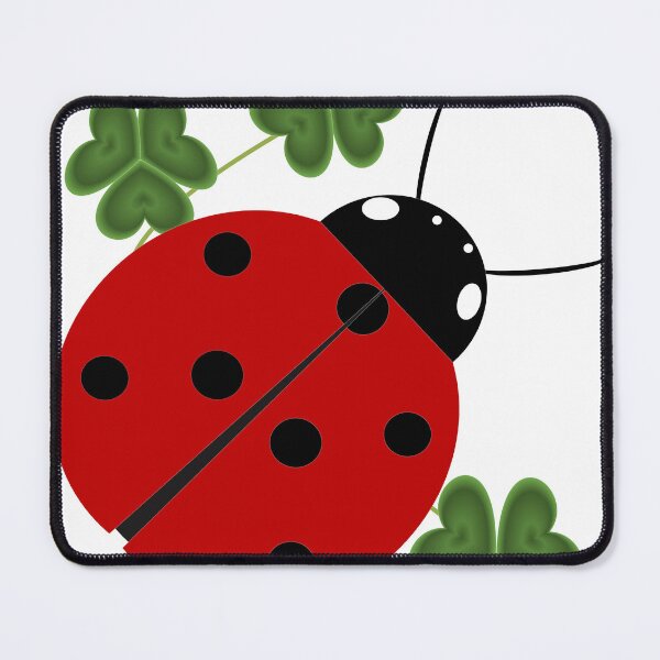 Item preview, Ladybug in Heart Clover designed and sold by DeAnna Hickman.