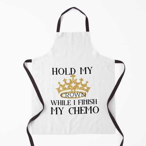 Item preview, Hold my crown while i finish my chemo Sticker for brave cancer patients gift for your brave friend or relative who survived cancer designed and sold by GhostAmine.