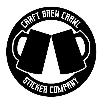 Artwork thumbnail, Craft Brew Crawl Sticker Co. Sticker by Craft Brew Crawl Sticker Co.