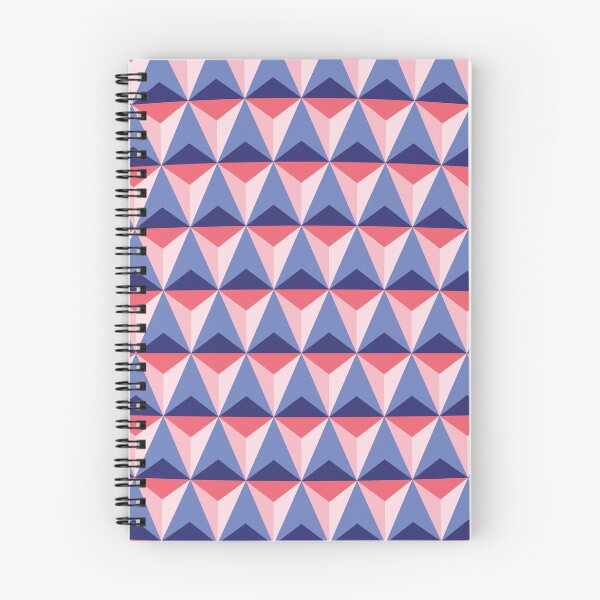 Item preview, Geometric Pattern - Blue and Pink Triangles designed and sold by BanksyNB.