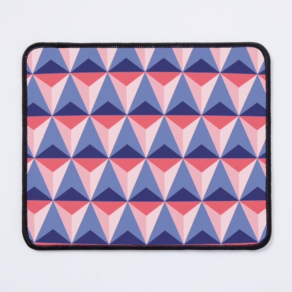 Item preview, Geometric Pattern - Blue and Pink Triangles designed and sold by BanksyNB.