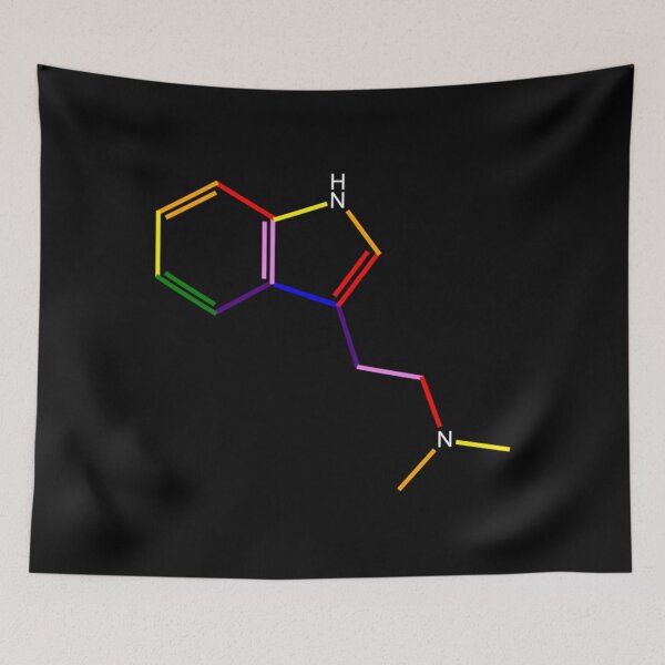 Artikelvorschau, DMT-Molekül-Regenbogen-Chemie entworfen und verkauft von HannahDana.