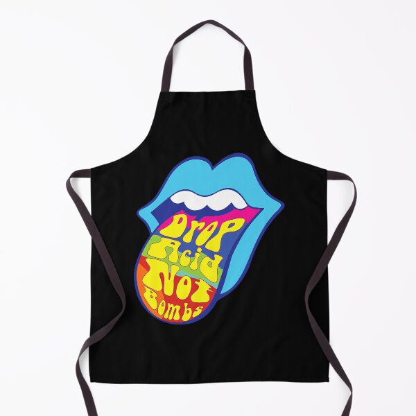 Item preview, Drop Acid Not Bombs Trippy Tongue LSD designed and sold by HannahDana.