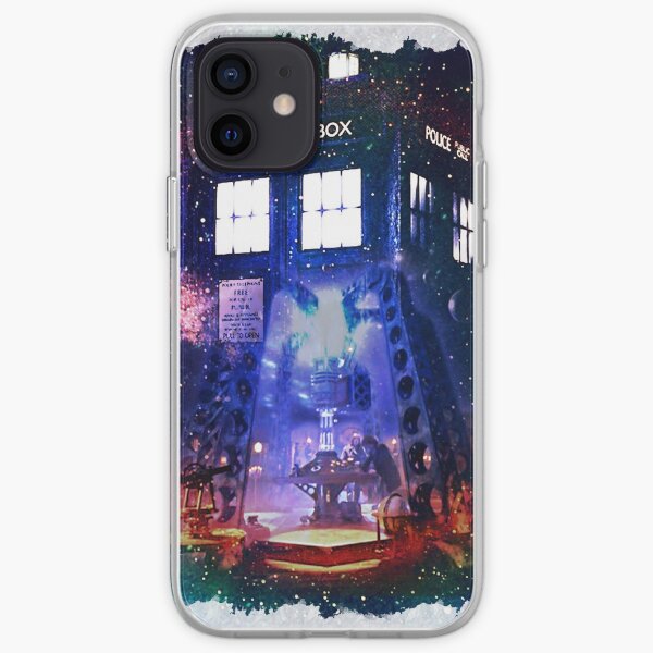 Nebula Public call Box In Space iPhone Case iPhone Soft Case
