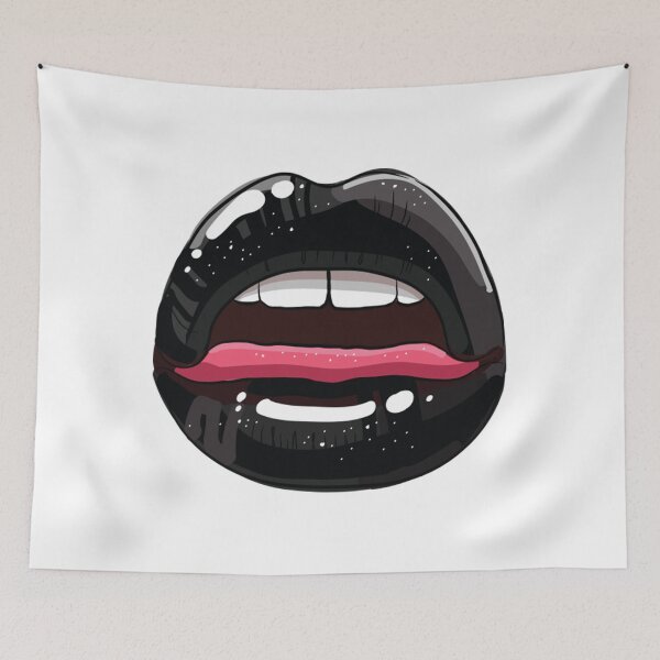 Item preview, Sexy Woman Lips with Lip Gloss designed and sold by HannahDana.