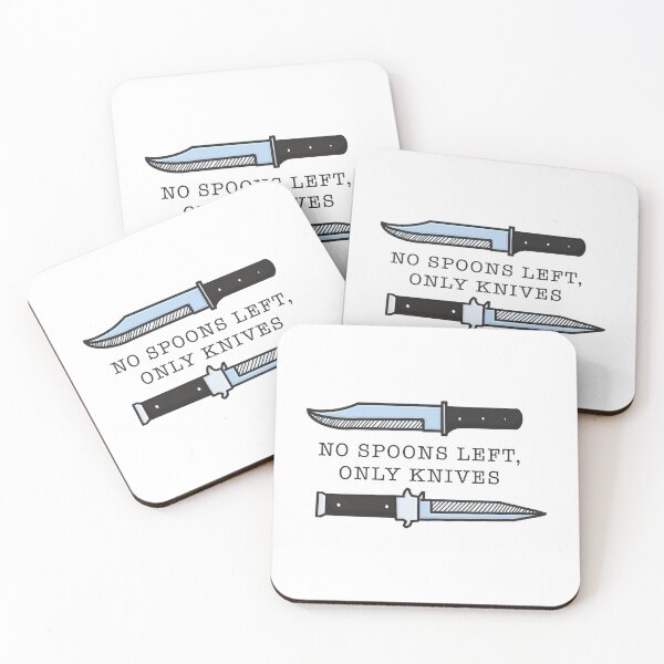 Item preview, No Spoons, Only Knives Classic designed and sold by HannahDana.