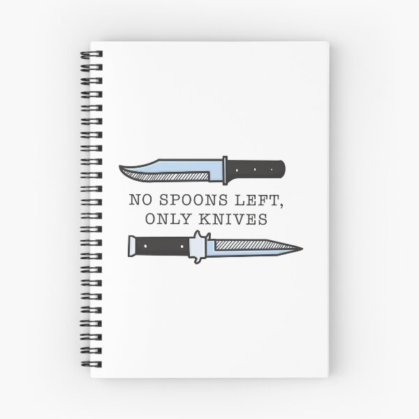 Item preview, No Spoons, Only Knives Classic designed and sold by HannahDana.