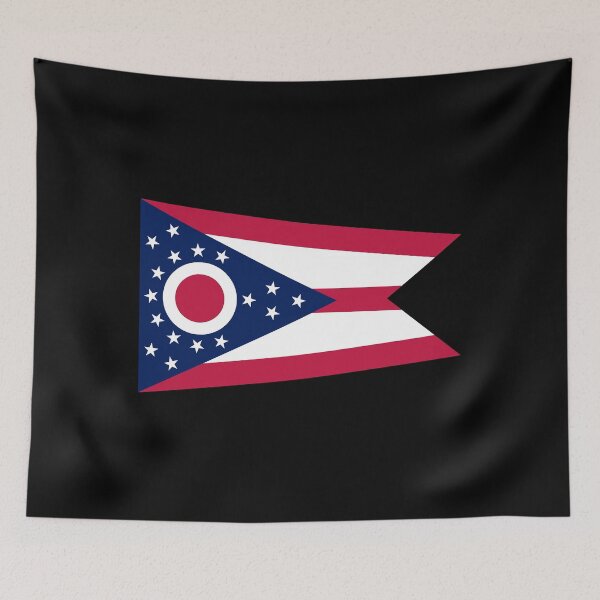 Item preview, Ohio Flag Sticker designed and sold by HannahDana.
