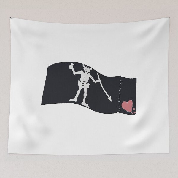 Item preview, Our Flag Means Death - Blackbeard&x27;s Flag Sticker designed and sold by HannahDana.