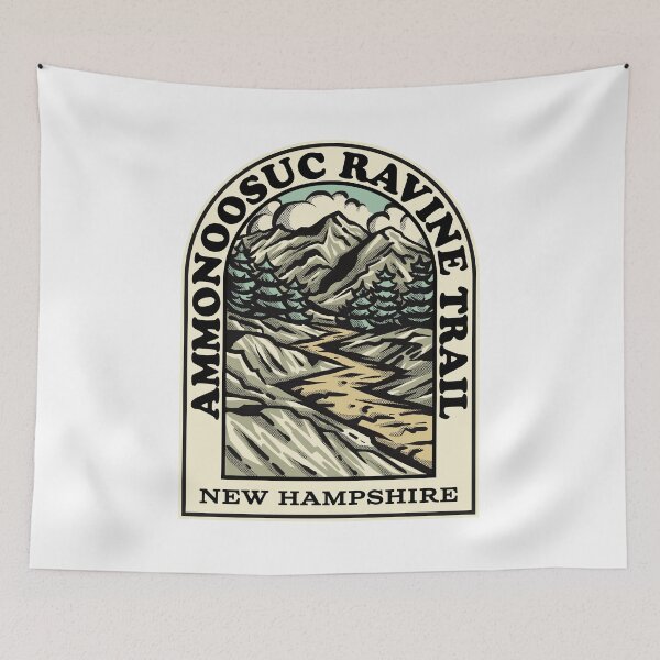 Item preview, Ammonoosuc Ravine Trail New Hampshire hiking backpacking trail designed and sold by HalpinDesign.