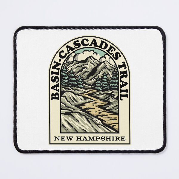 Item preview, Basin Cascades Trail New Hampshire hiking backpacking trail designed and sold by HalpinDesign.