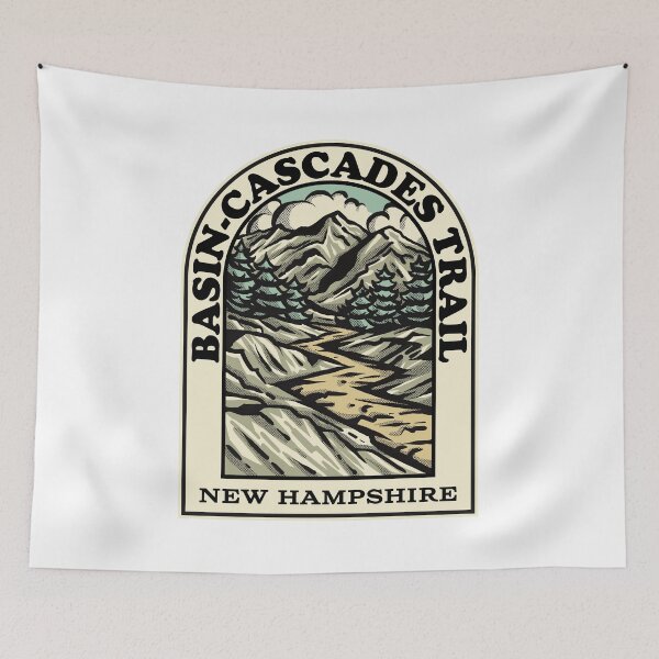 Item preview, Basin Cascades Trail New Hampshire hiking backpacking trail designed and sold by HalpinDesign.