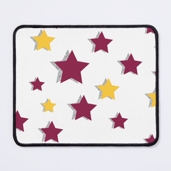Item preview, Maroon & Gold Sparkle Stars designed and sold by nataliearttt.