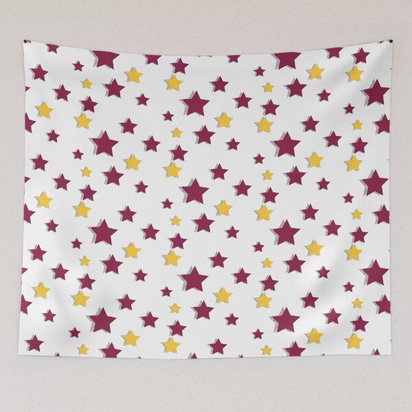 Item preview, Maroon & Gold Sparkle Stars designed and sold by nataliearttt.