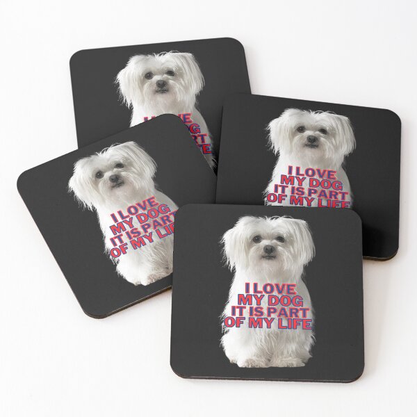Item preview, I LOVE MY DOG IT IS PART OF MY LIFE FUNNY FUN. designed and sold by stopamoment.