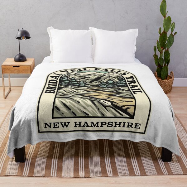 Item preview, Bridal Veil Falls Trail New Hampshire hiking backpacking trail designed and sold by HalpinDesign.